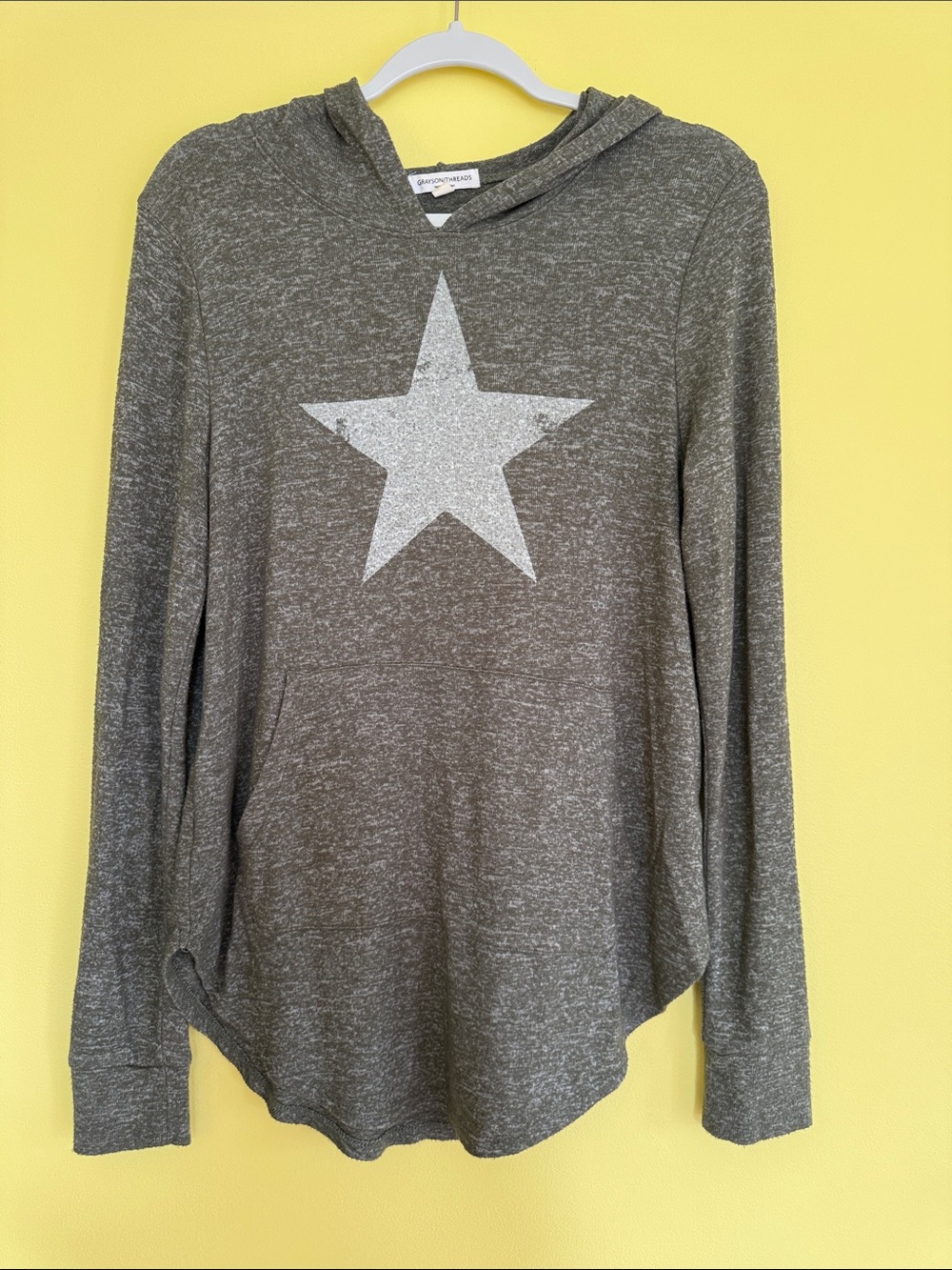 Grayson Threads Gray Crewneck Pullover